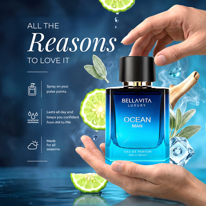 Ocean Man Perfume - 3.4 fl oz BYOB