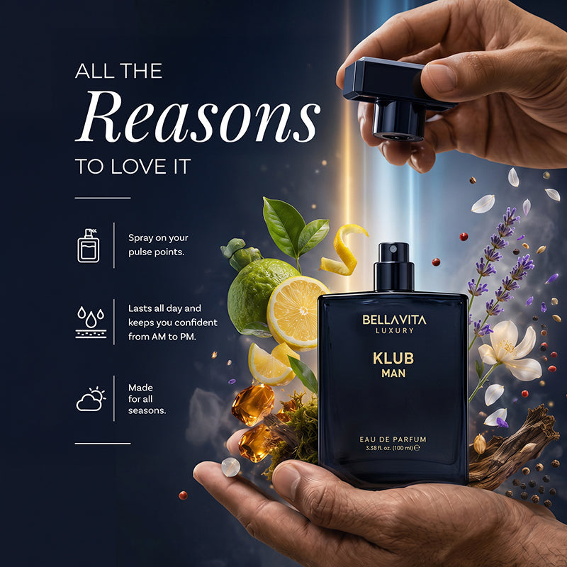 KLUB Man Perfume - 3.4 fl oz BOGO