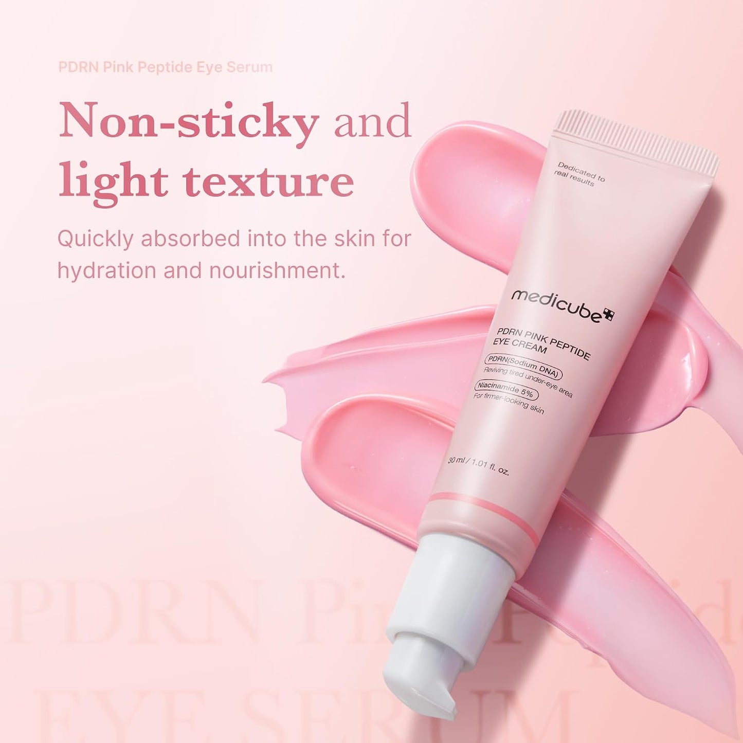 Eye Cream with Salmon DNA PDRN & Pink Peptides | 99% Purity Retinol for Fine Lines